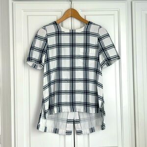 Madewell plaid button back shirt